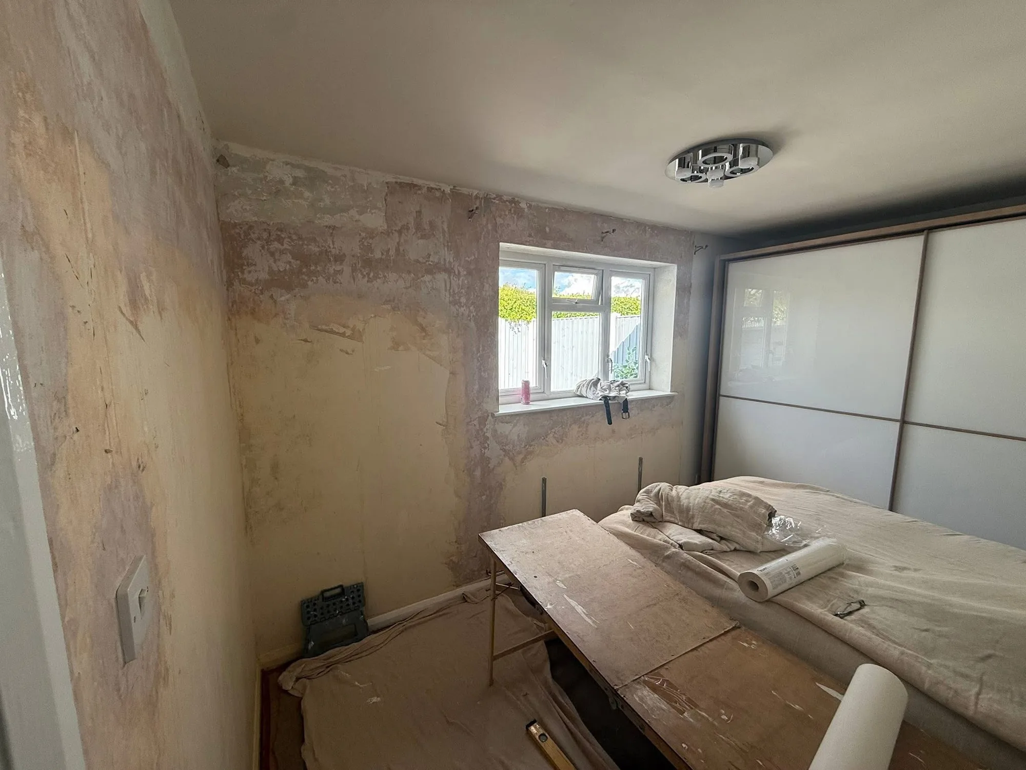 Bedroom before decorating