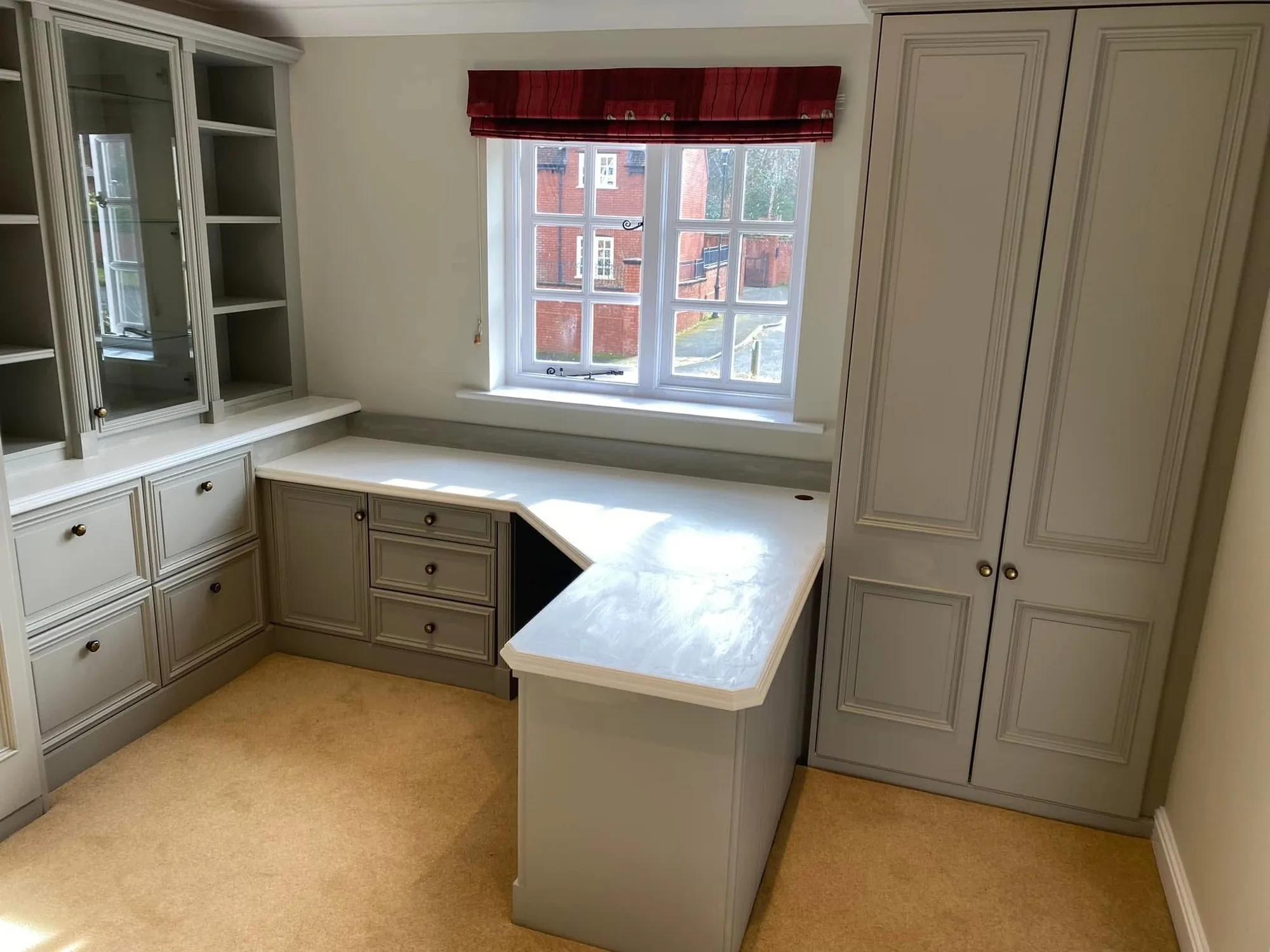 Fitted furniture painting before & after after