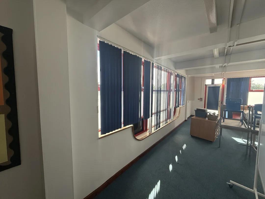 The same window-side wall after redecoration.