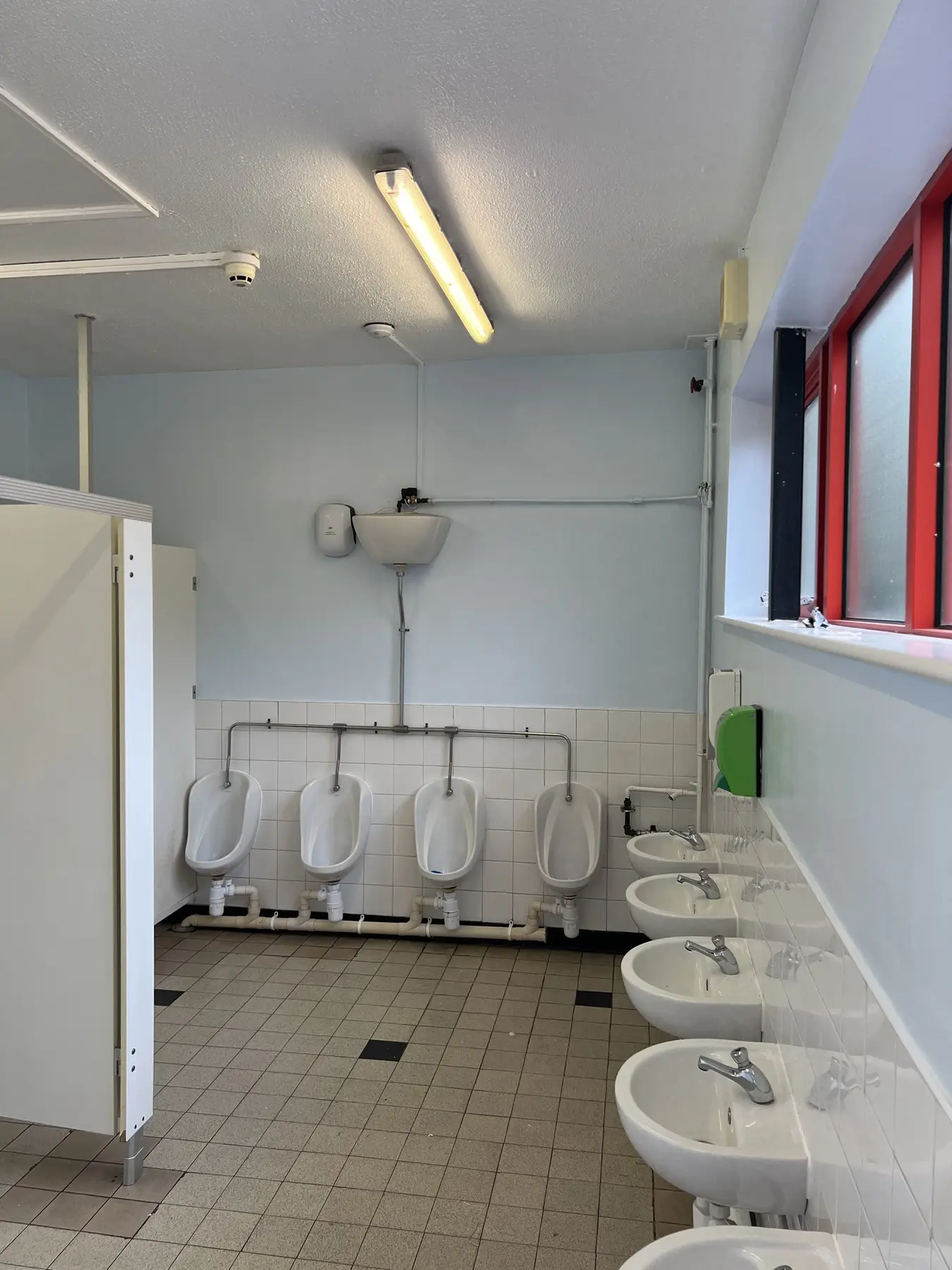 Completed bathroom decorating at Darnhall Nursery and Primary School