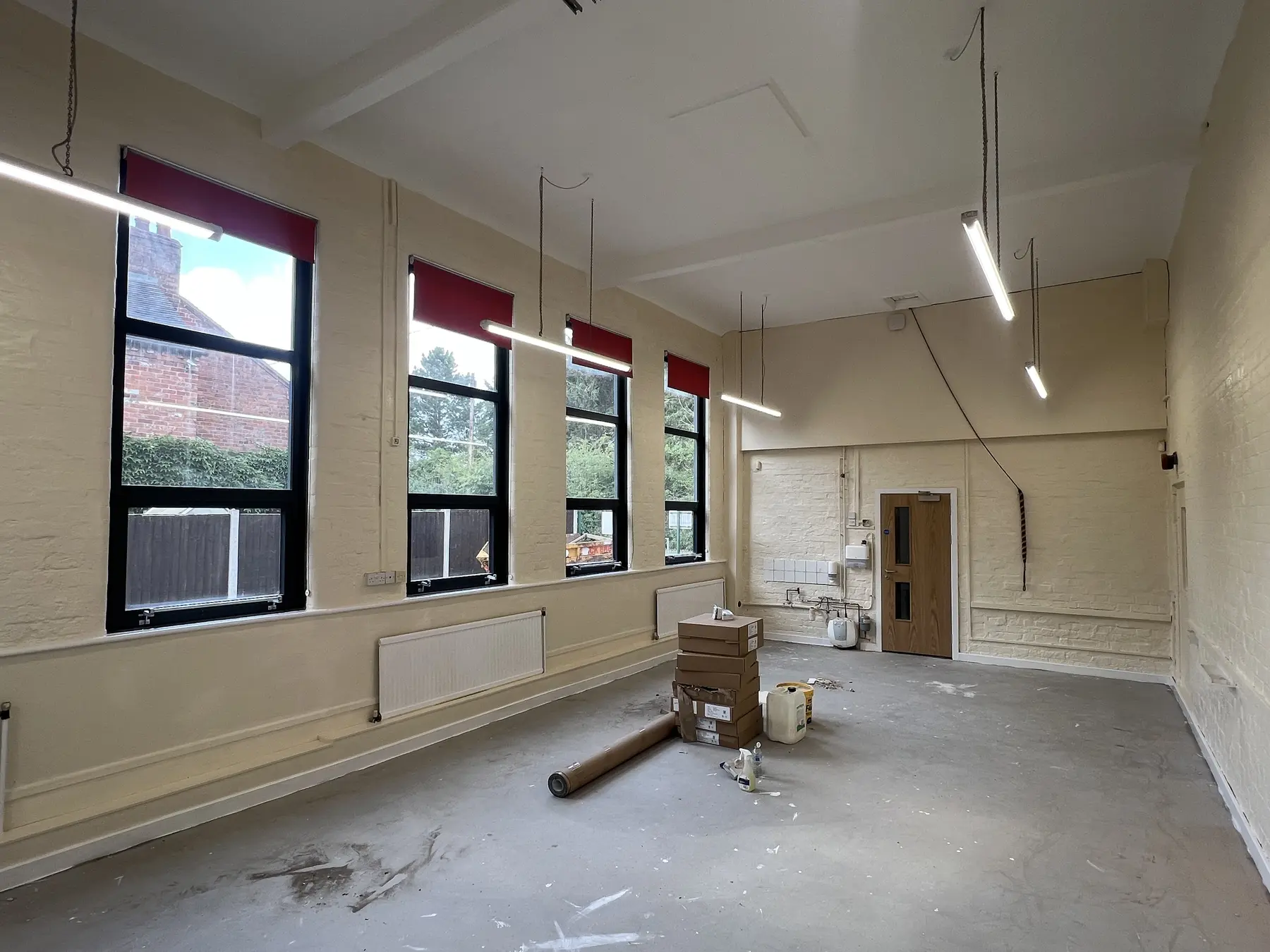 Completed classroom decorating at Stapeley Broad Lane CofE Primary School in Nantwich