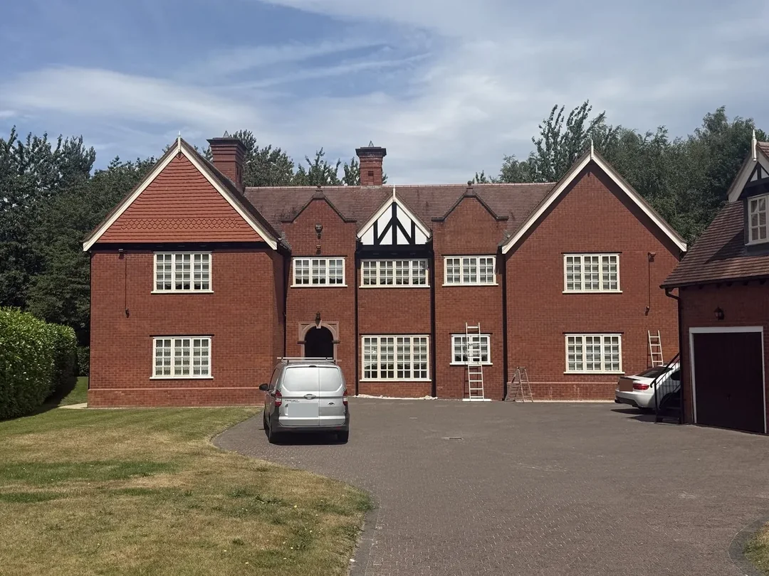 Exterior decorating project completed by JP Whyte Decorators in Cheshire