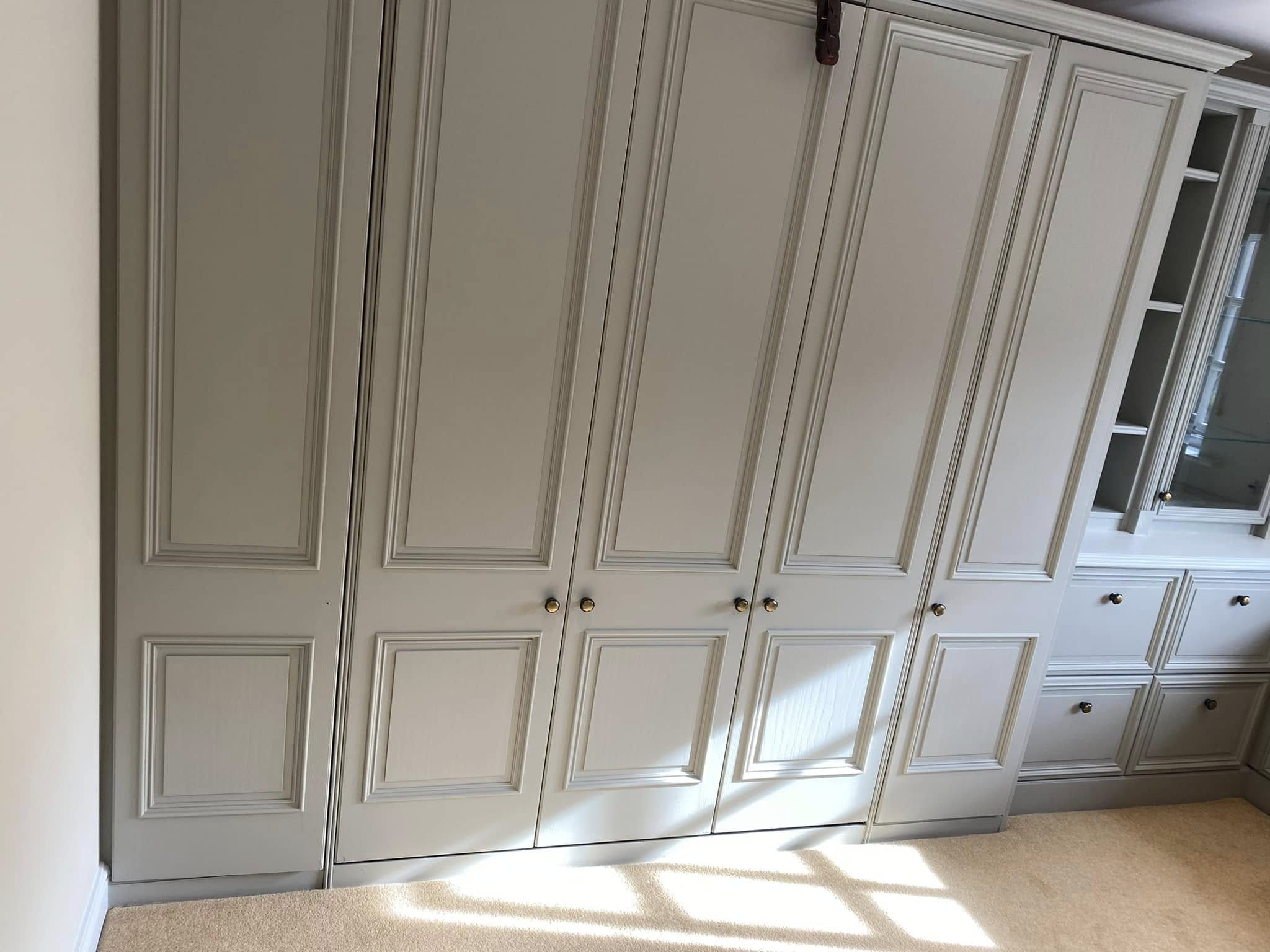 Fitted wardrobe decorating project